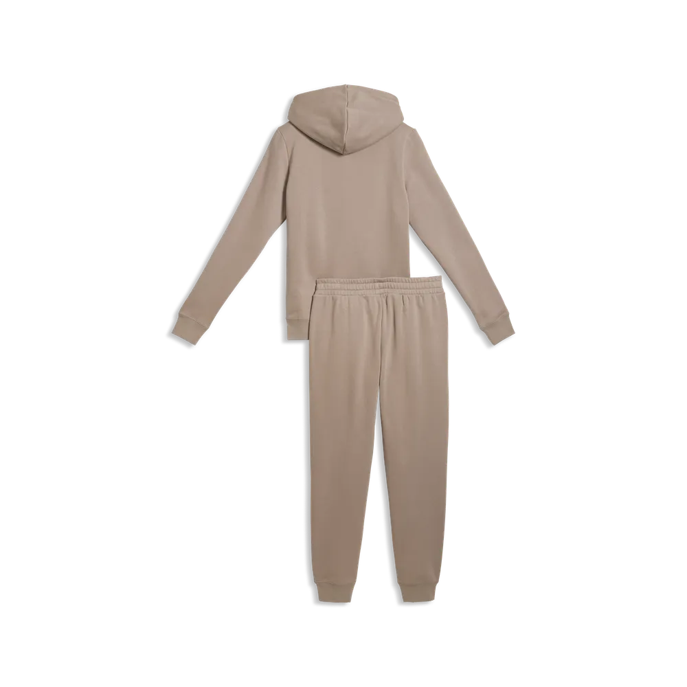 Tuta Hooded Sweat Suit Full-Zip Fleece - Grigio Topo