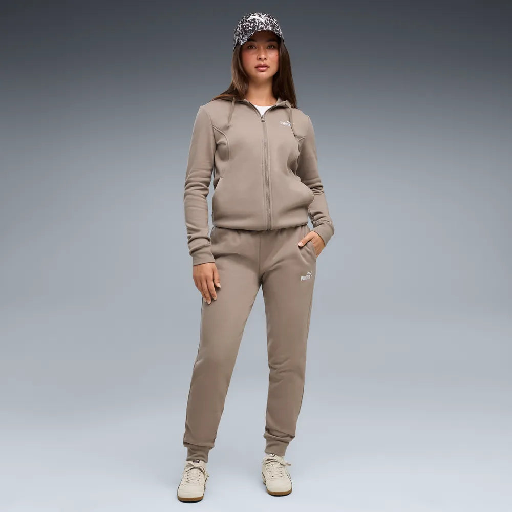 Tuta Hooded Sweat Suit Full-Zip Fleece - Grigio Topo