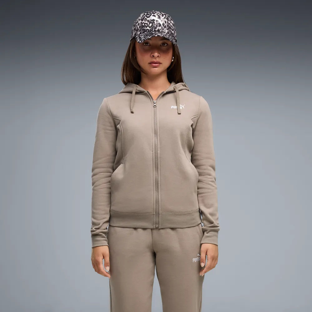 Tuta Hooded Sweat Suit Full-Zip Fleece - Grigio Topo