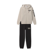 Tuta Essentials Graphic Suit Fleece - Grigio Nebbia