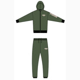 Tuta Essentials Graphic Suit Fleece Boys - Verde Muschio