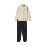 Tuta Essentials+RHINESTONE Full-Zip Suit Fleece Girls - Bianco Neve