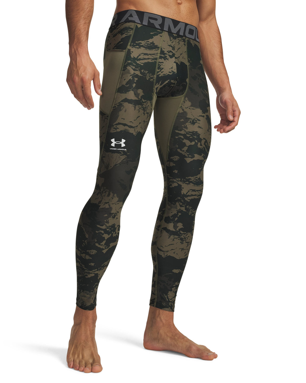 Leggings HeatGear Armour - Verde Militare
