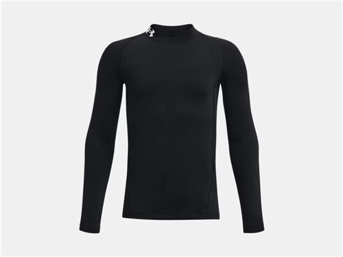 Maglia a Maniche Lunghe ColdGear Armour Mock - Nero