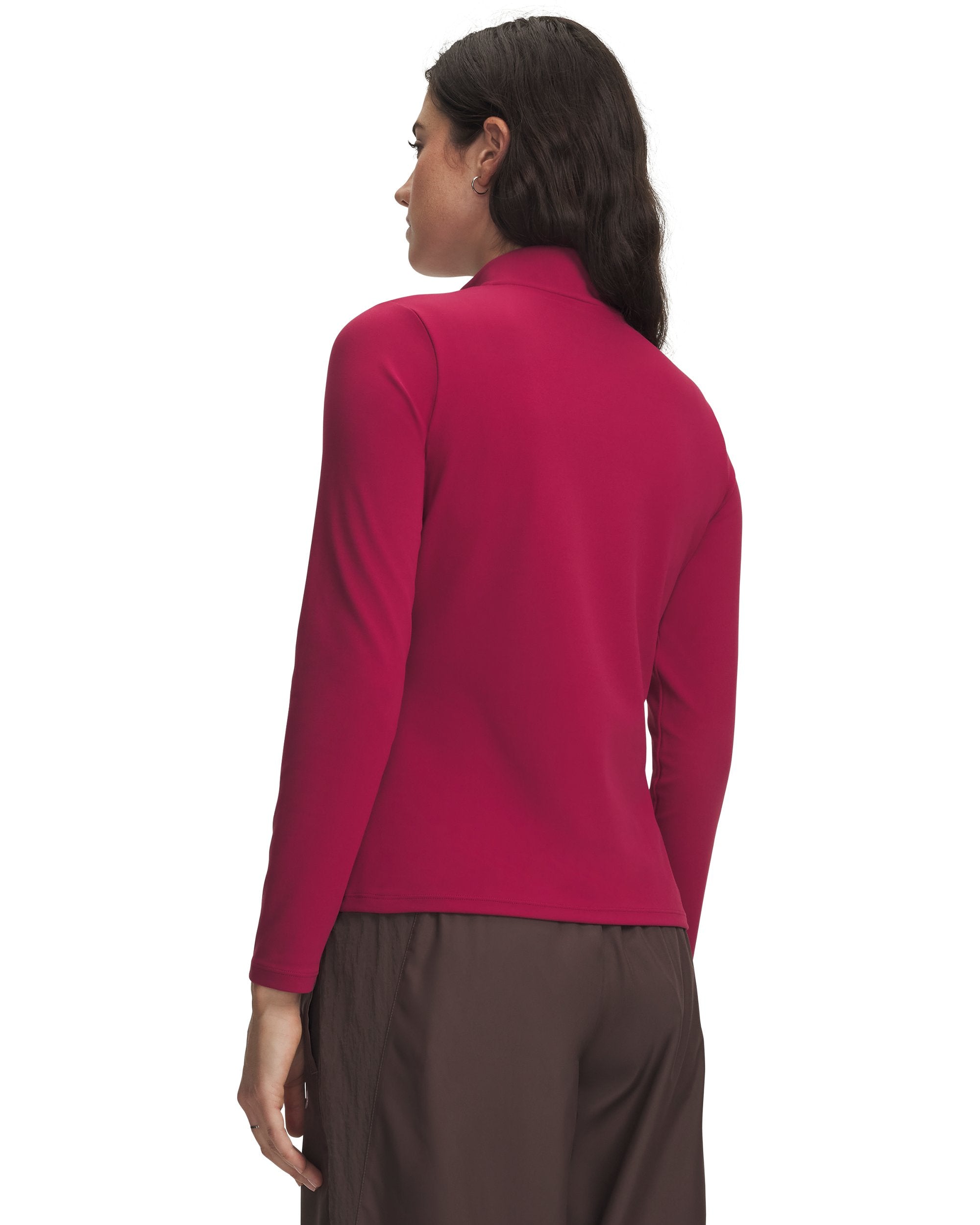 Maglia a Maniche Lunghe Motion Full Zip - Bordeaux