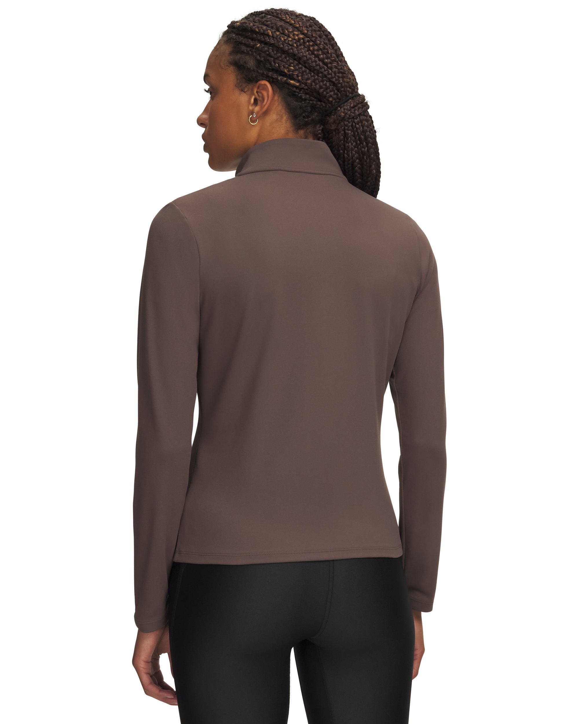 Maglia a Maniche Lunghe Motion Full Zip - Marrone