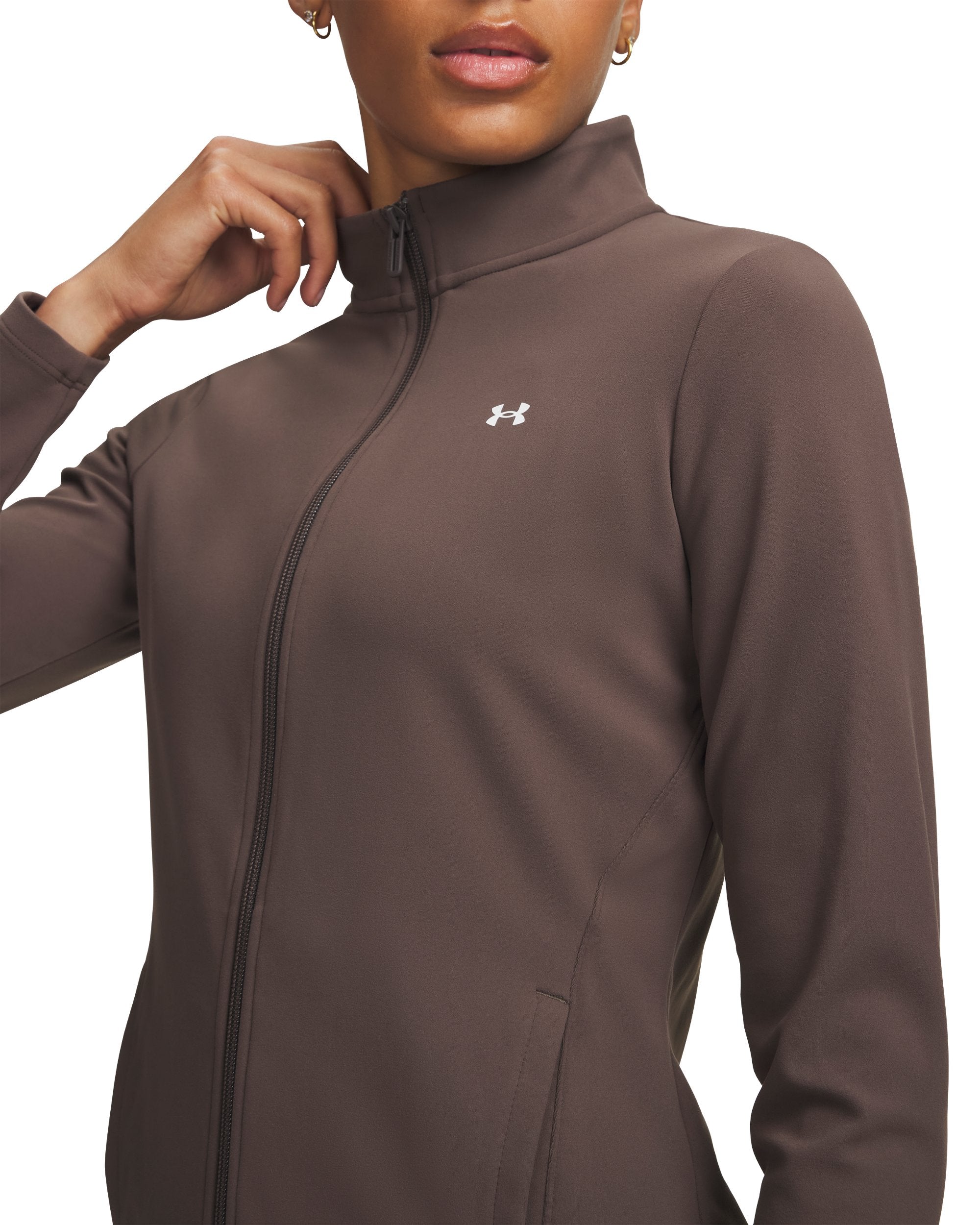 Maglia a Maniche Lunghe Motion Full Zip - Marrone
