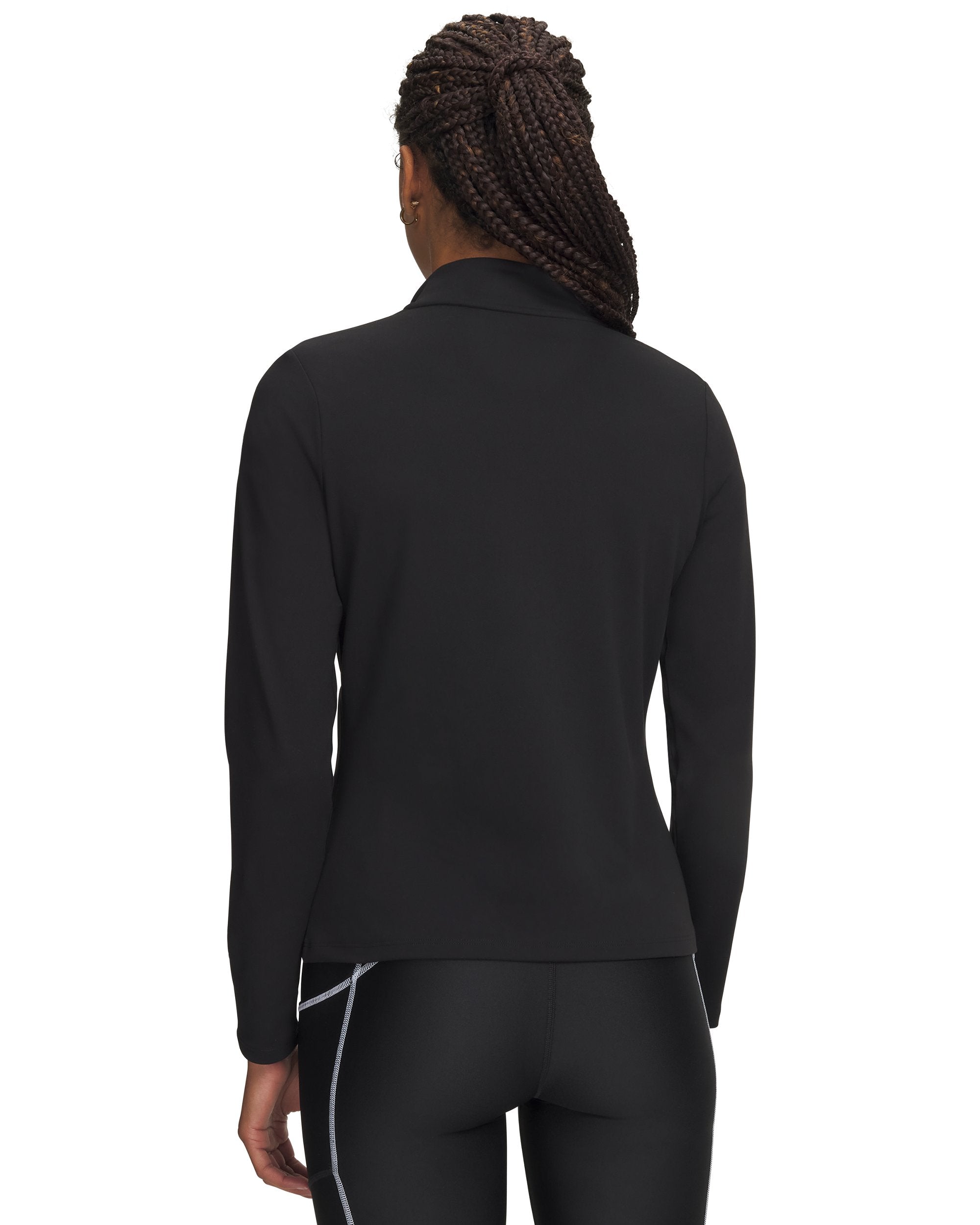 Maglia a Maniche Lunghe Motion Full Zip - Nero