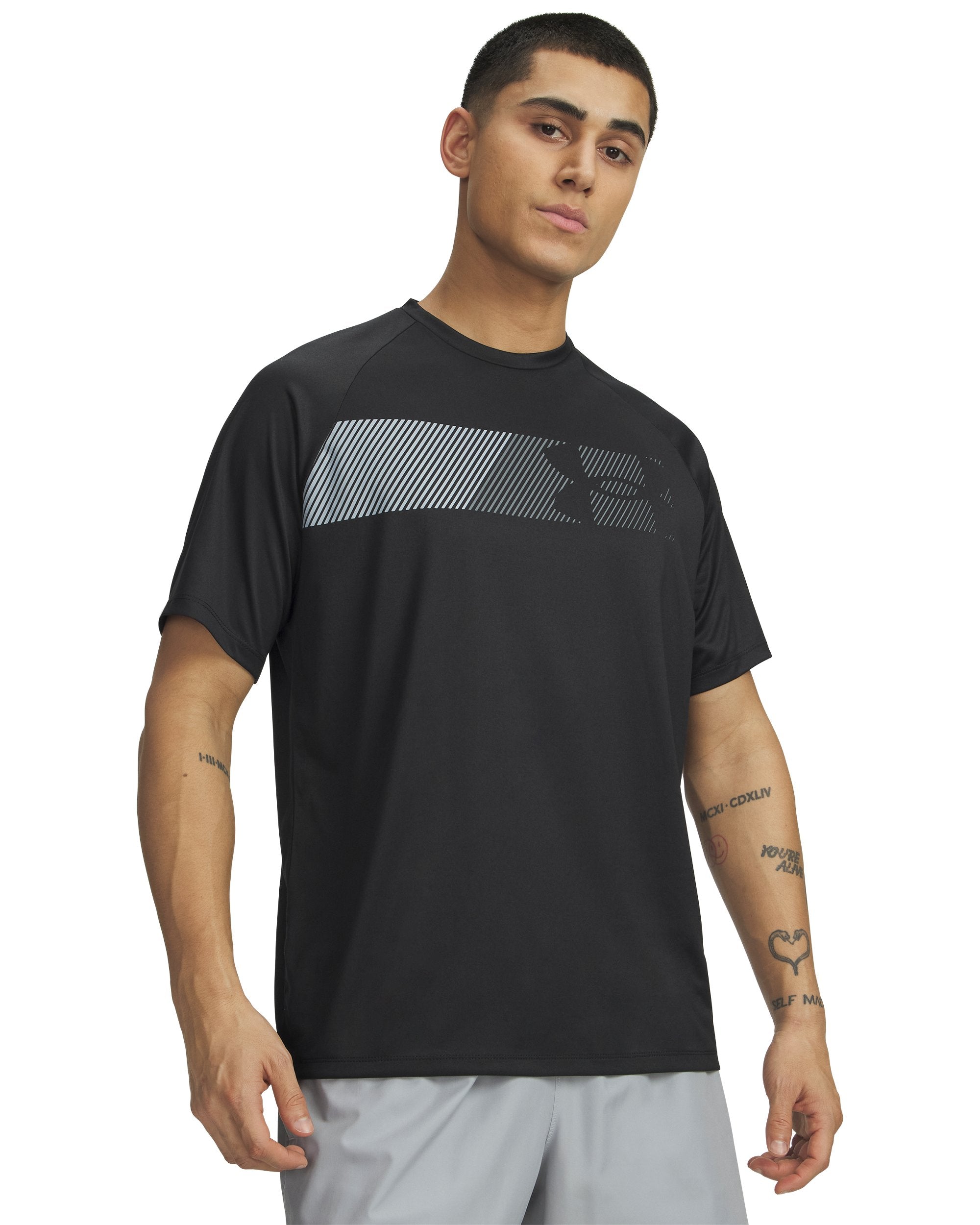 T-Shirt Tech Graphic - Nero