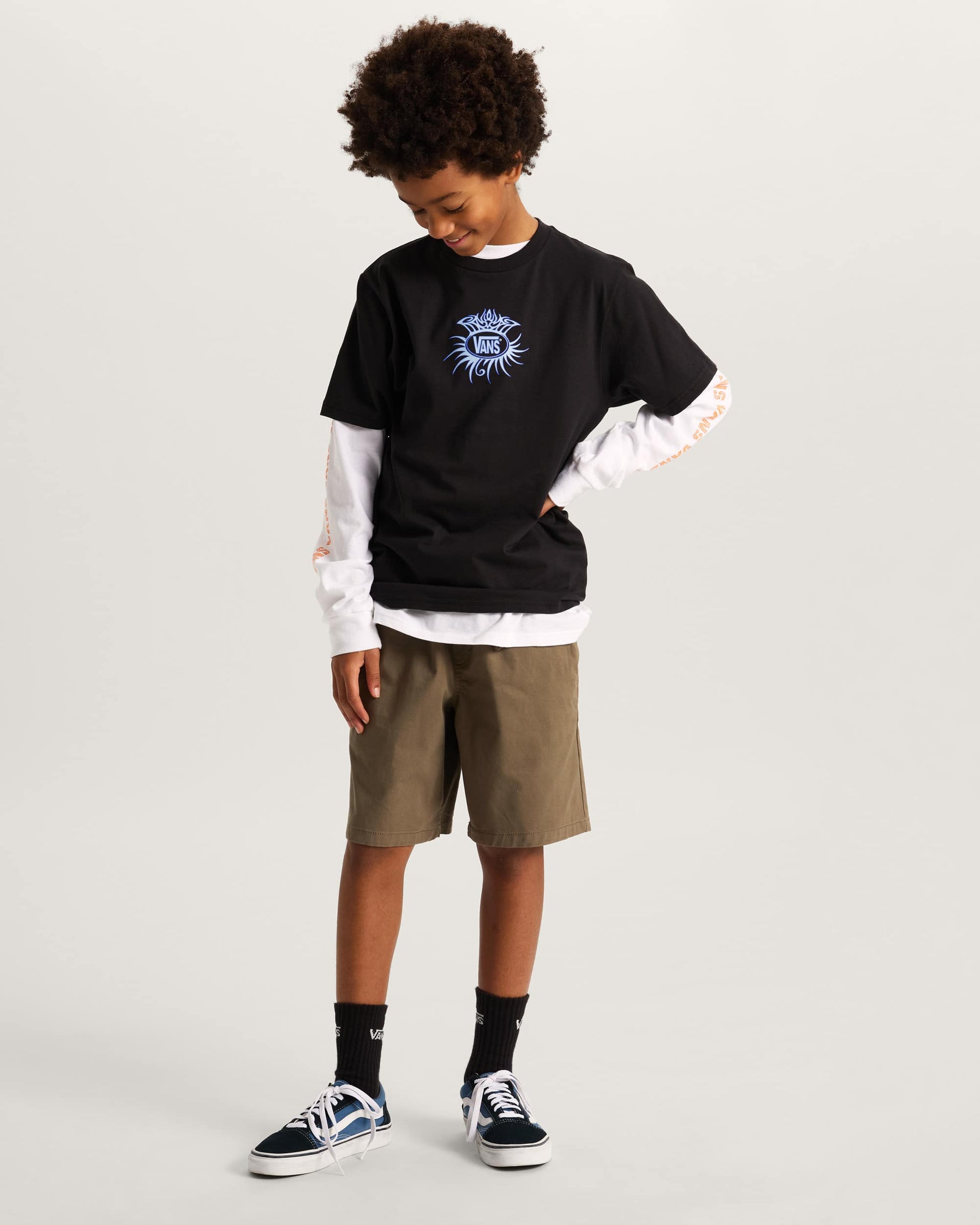 Vans Bermuda Range Relaxed Elastic Marrone