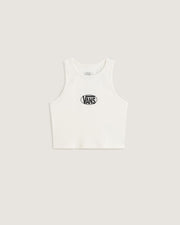 Vans Canotta Oval Logo Tank Bianco