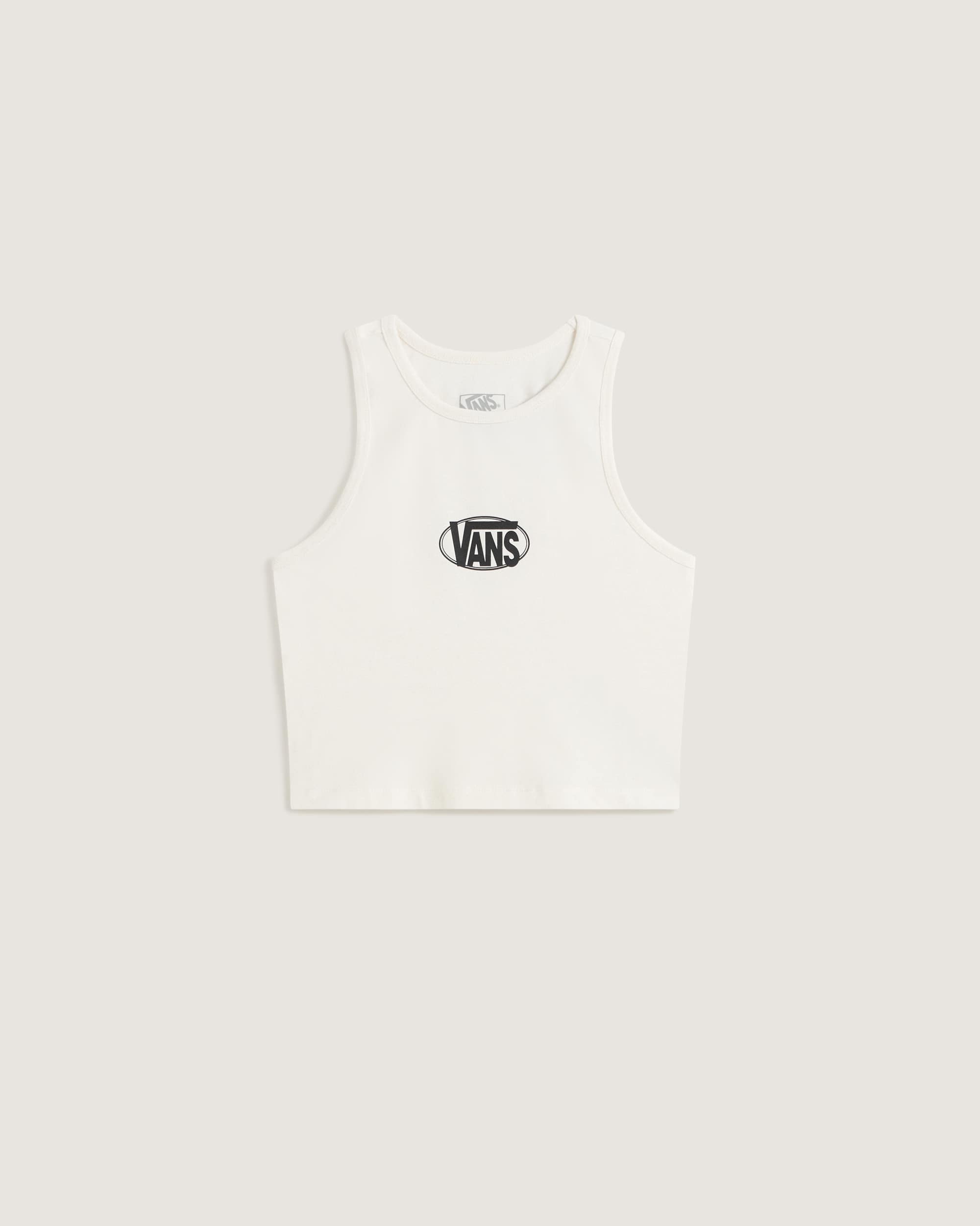 Vans Canotta Oval Logo Tank Bianco