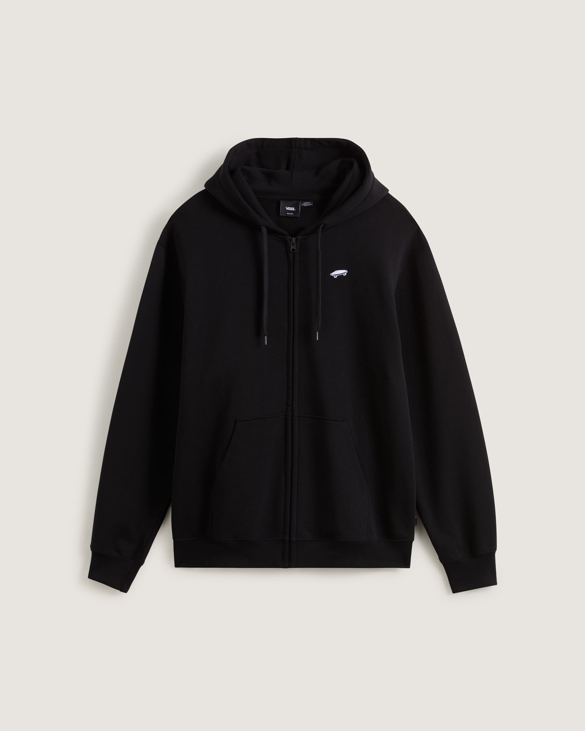 Vans Felpa Salton con Cappuccio e Zip Nero