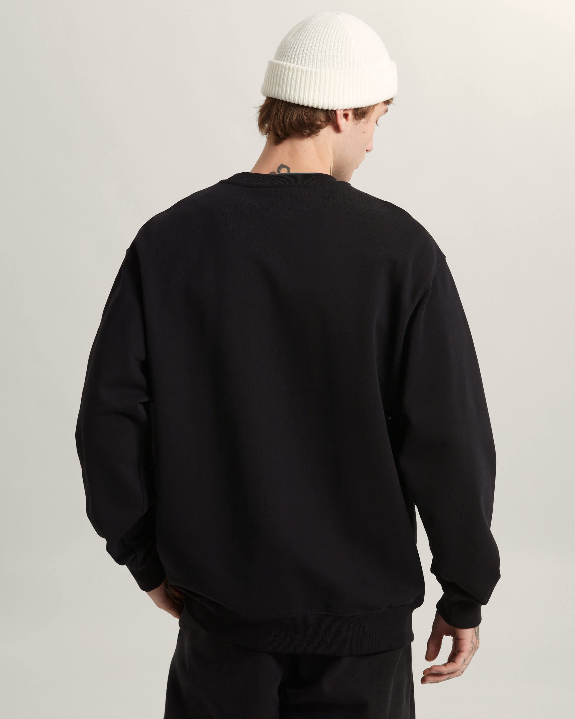 Vans Felpa Salton Loose FT Crew Nero