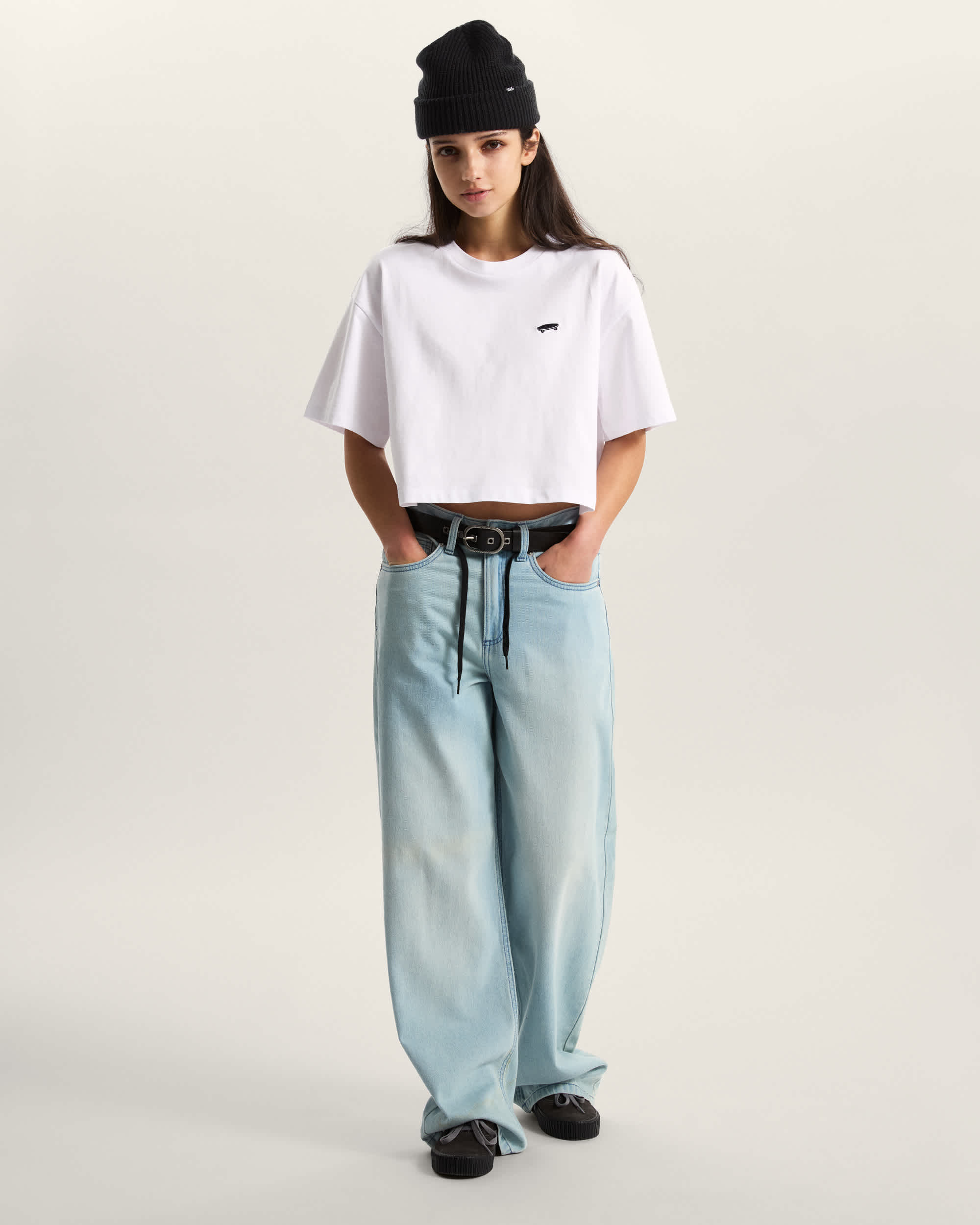 Vans Jeans Sirelle 5 Pocket Puddle Blu