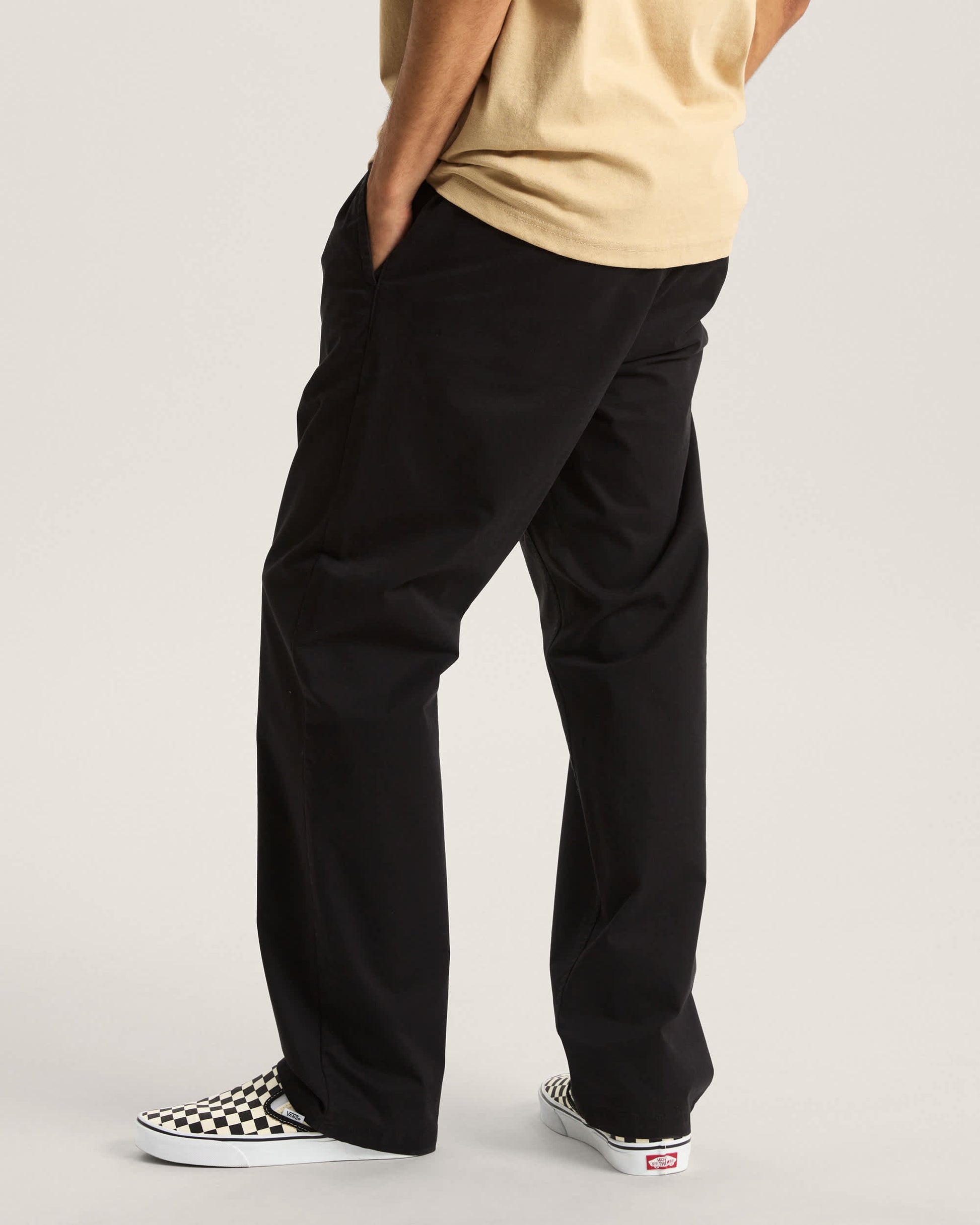 Vans Pantaloni Range Relaxed Elastic Nero