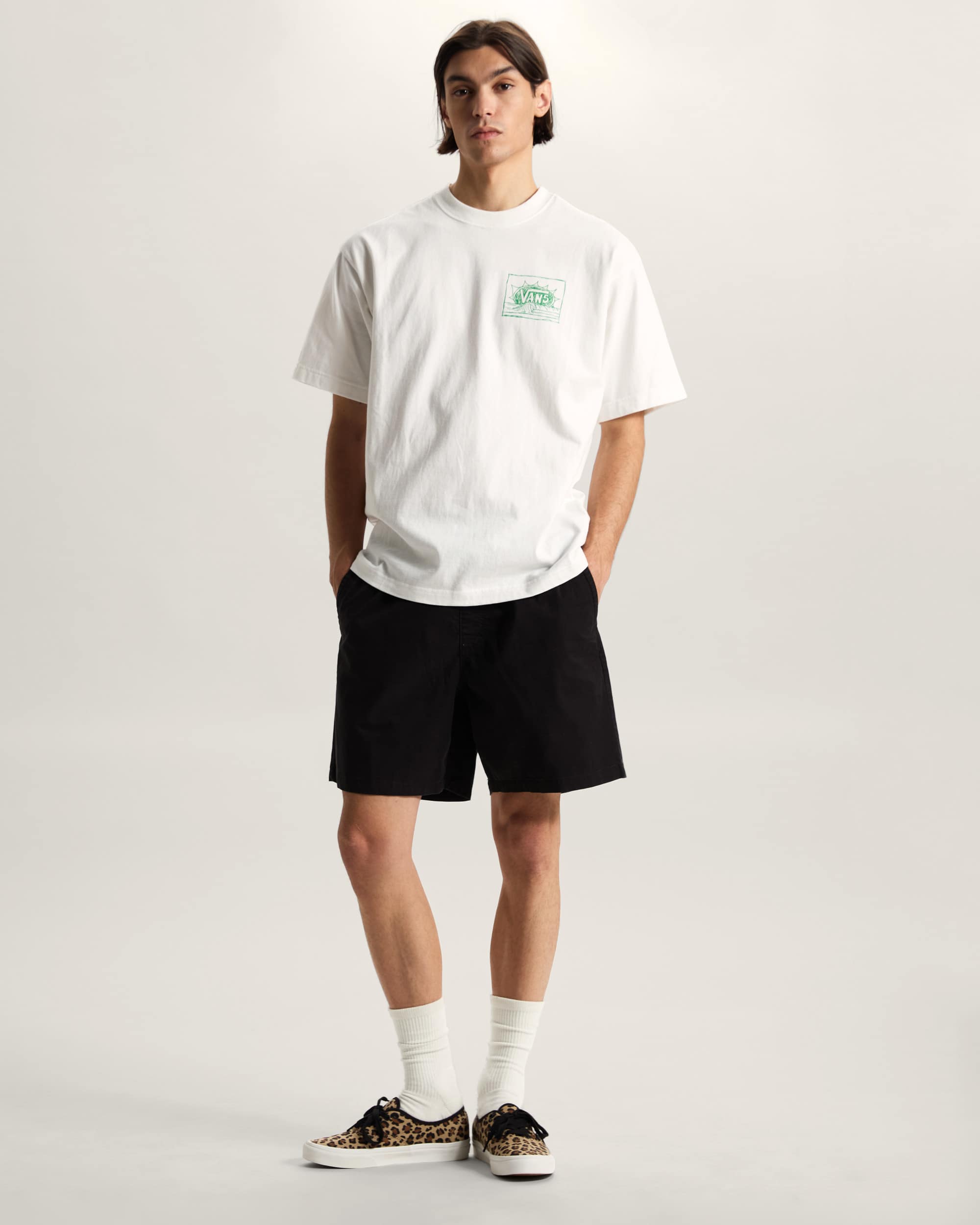 Vans Shorts Range Relaxed Elastic Nero