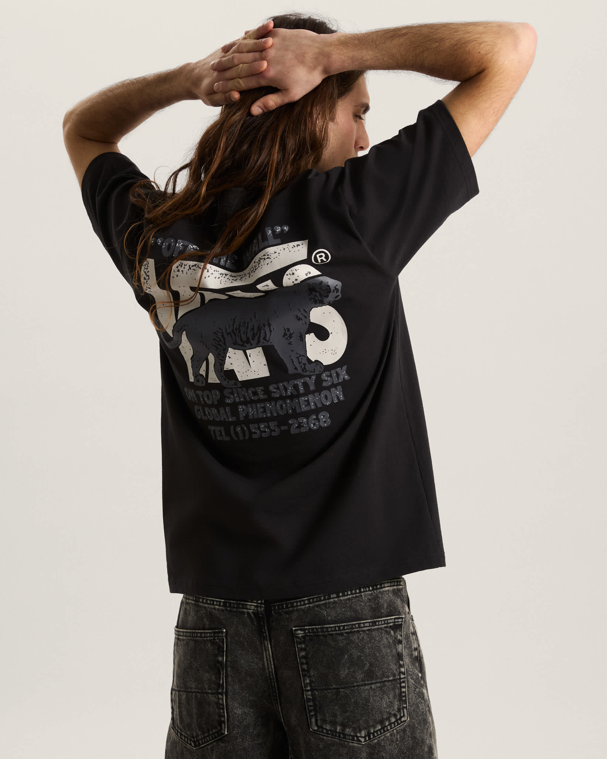 Vans T-Shirt Awaken Tiger Nero
