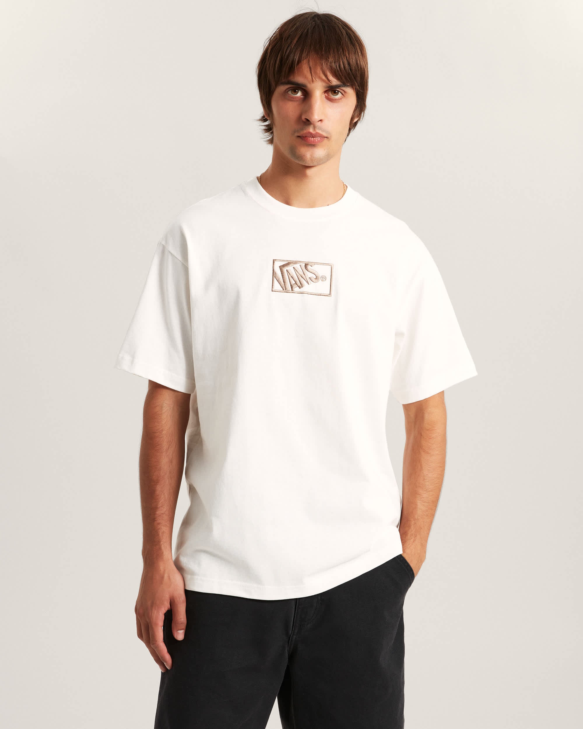 Vans T-Shirt Blocked Box Loose Bianco