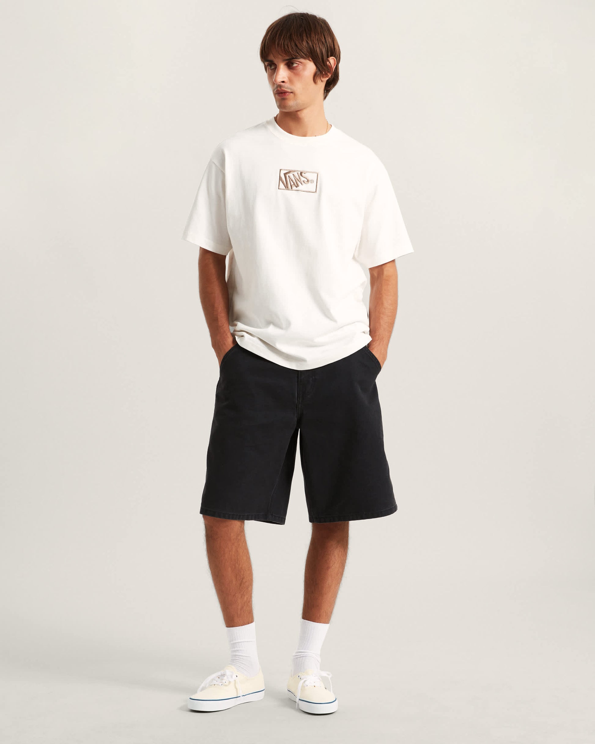 Vans T-Shirt Blocked Box Loose Bianco