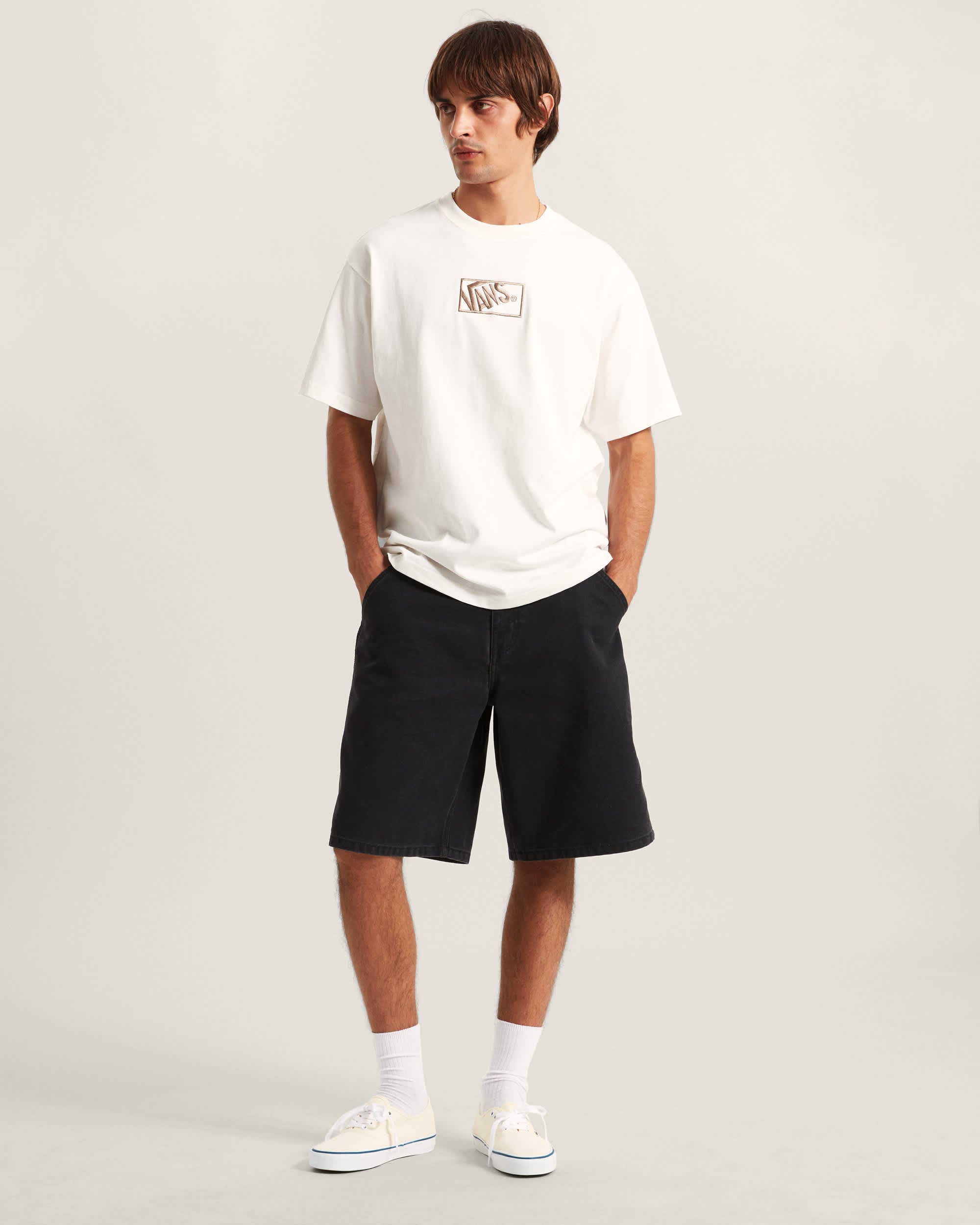 Vans T-Shirt Blocked Box Loose Bianco