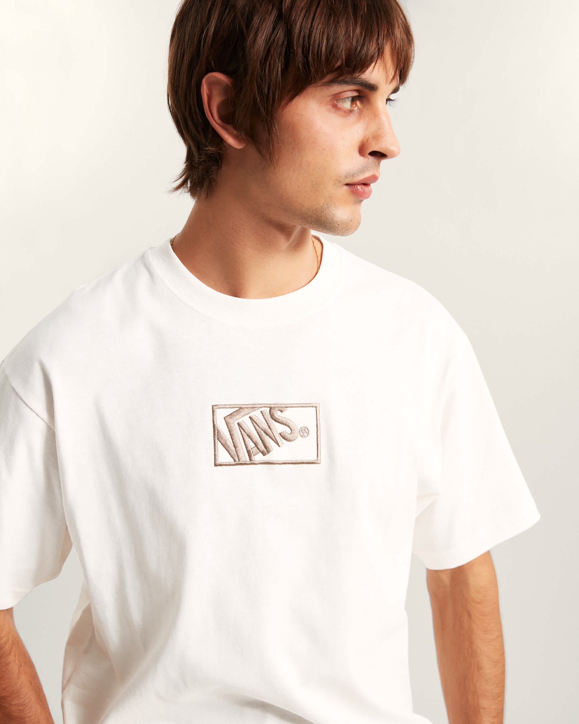 Vans T-Shirt Blocked Box Loose Bianco