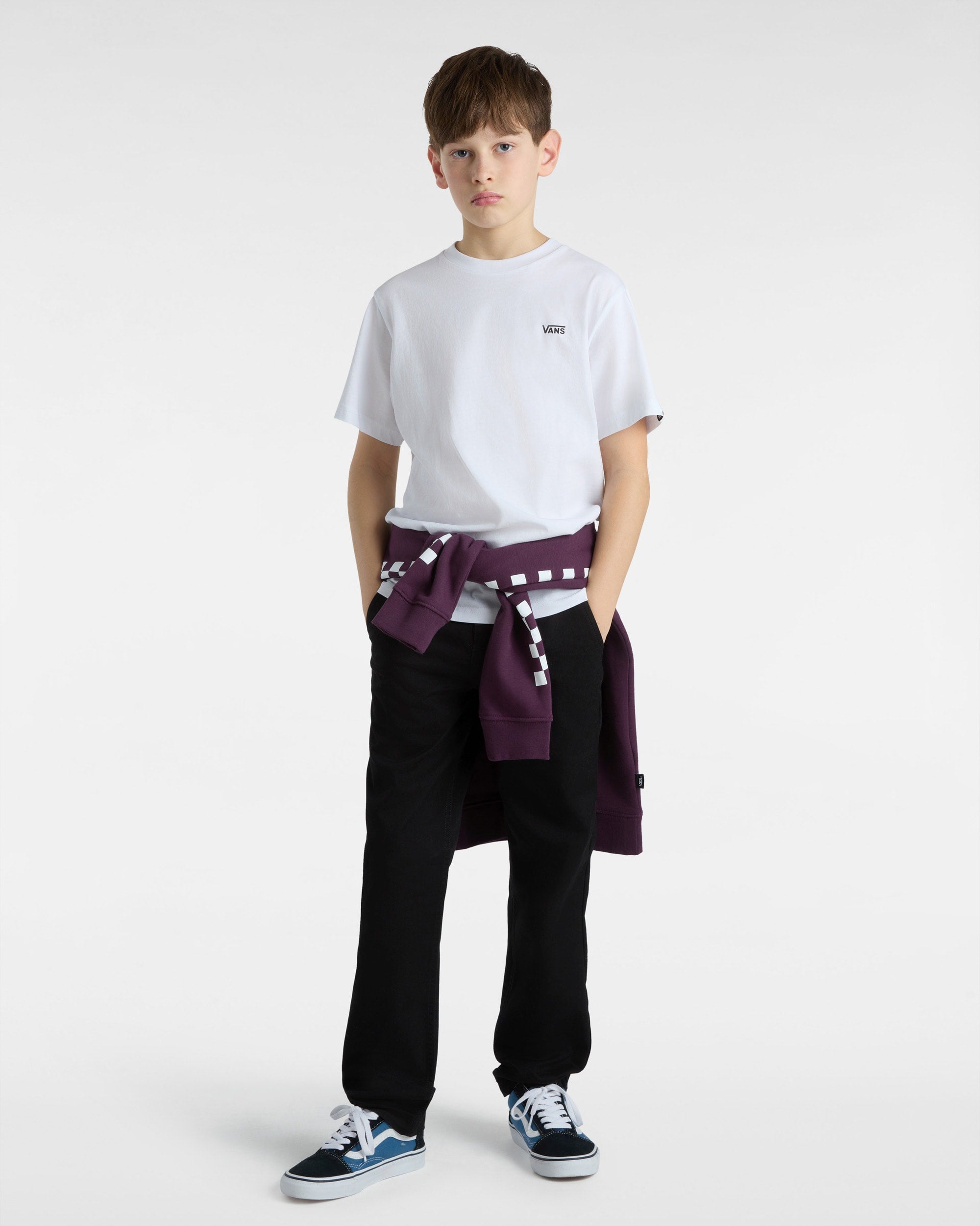 Vans T-Shirt By Left Chest Tee Bianco