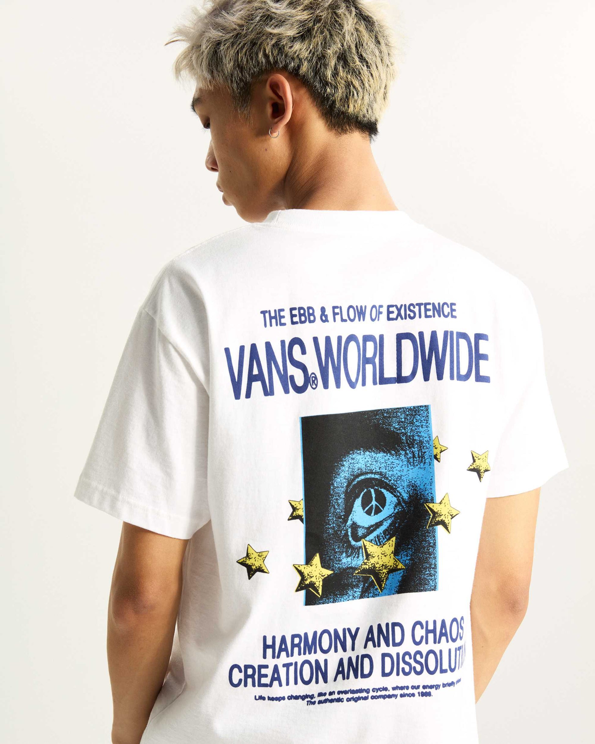 Vans T-Shirt Chaos Bianco