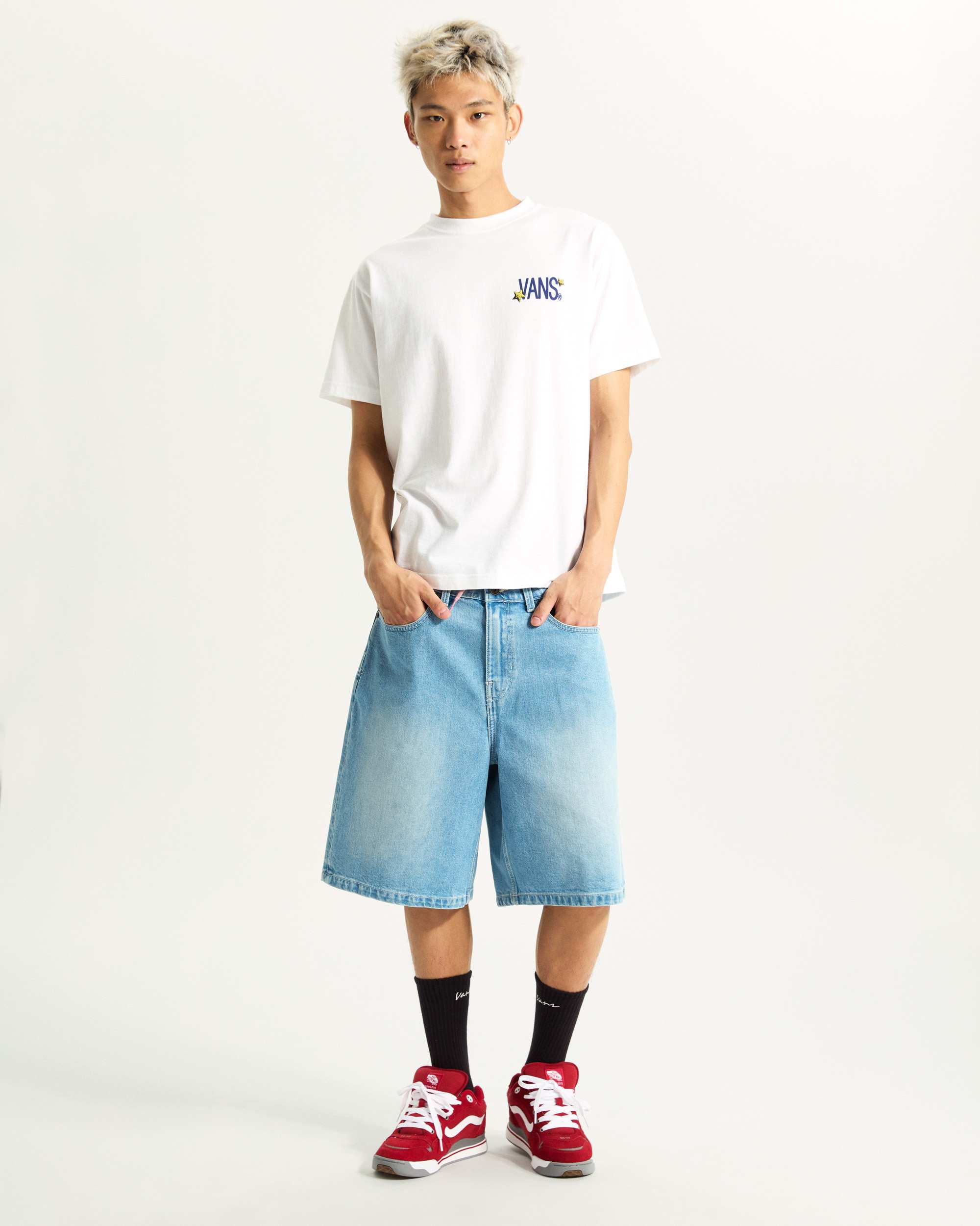 Vans T-Shirt Chaos Bianco