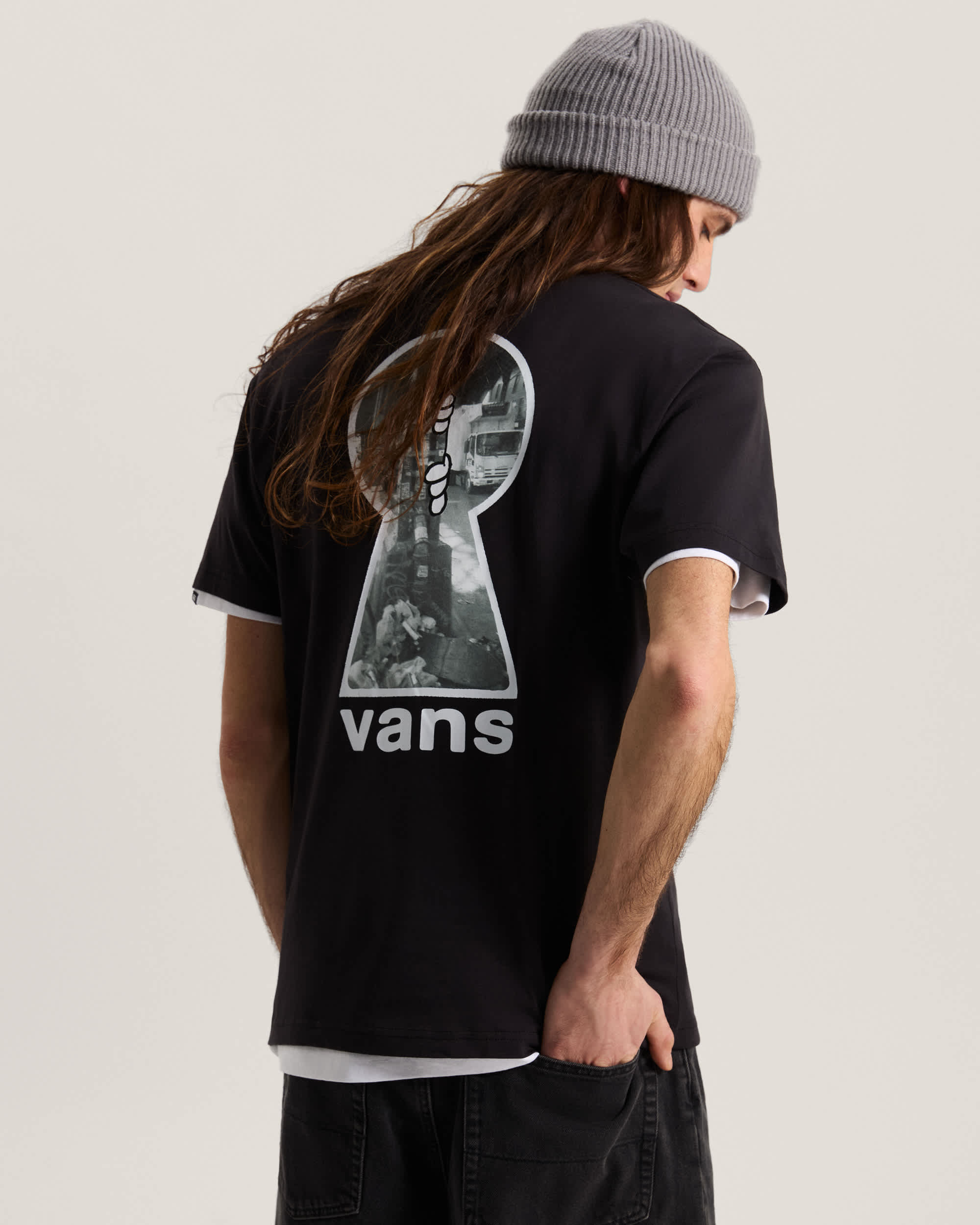 Vans T-Shirt Keyhole Classic Nero