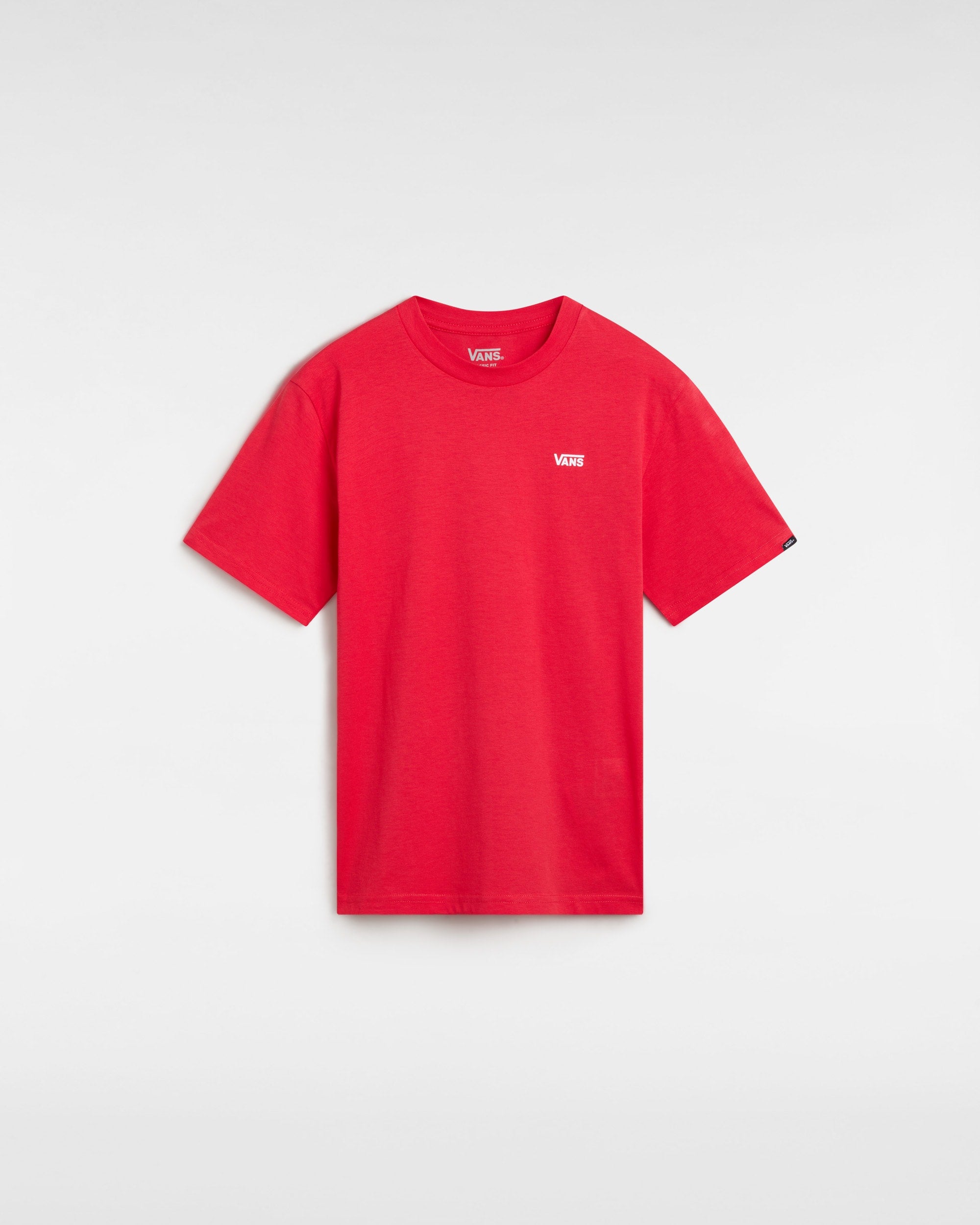 Vans T-shirt Left Chest Logo Rosso