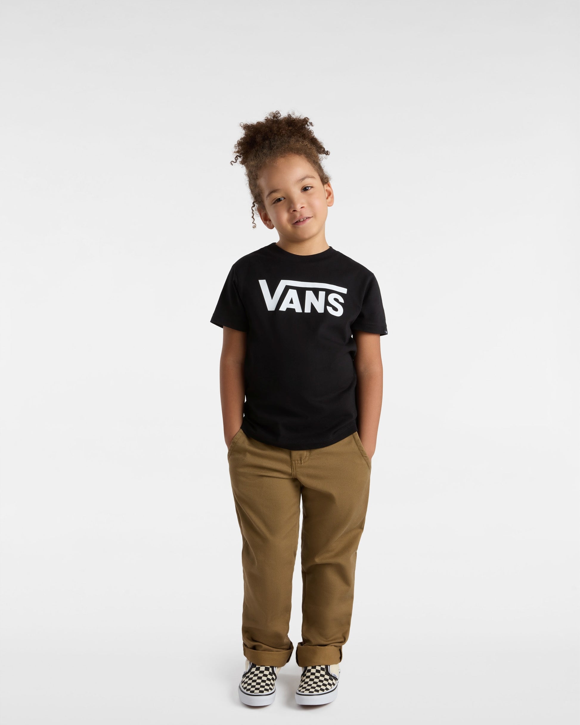 Vans T-shirt Left Chest Logo Bianco