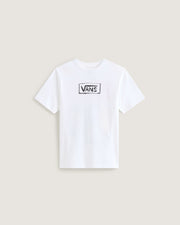 Vans T-Shirt On Canvas Bianco