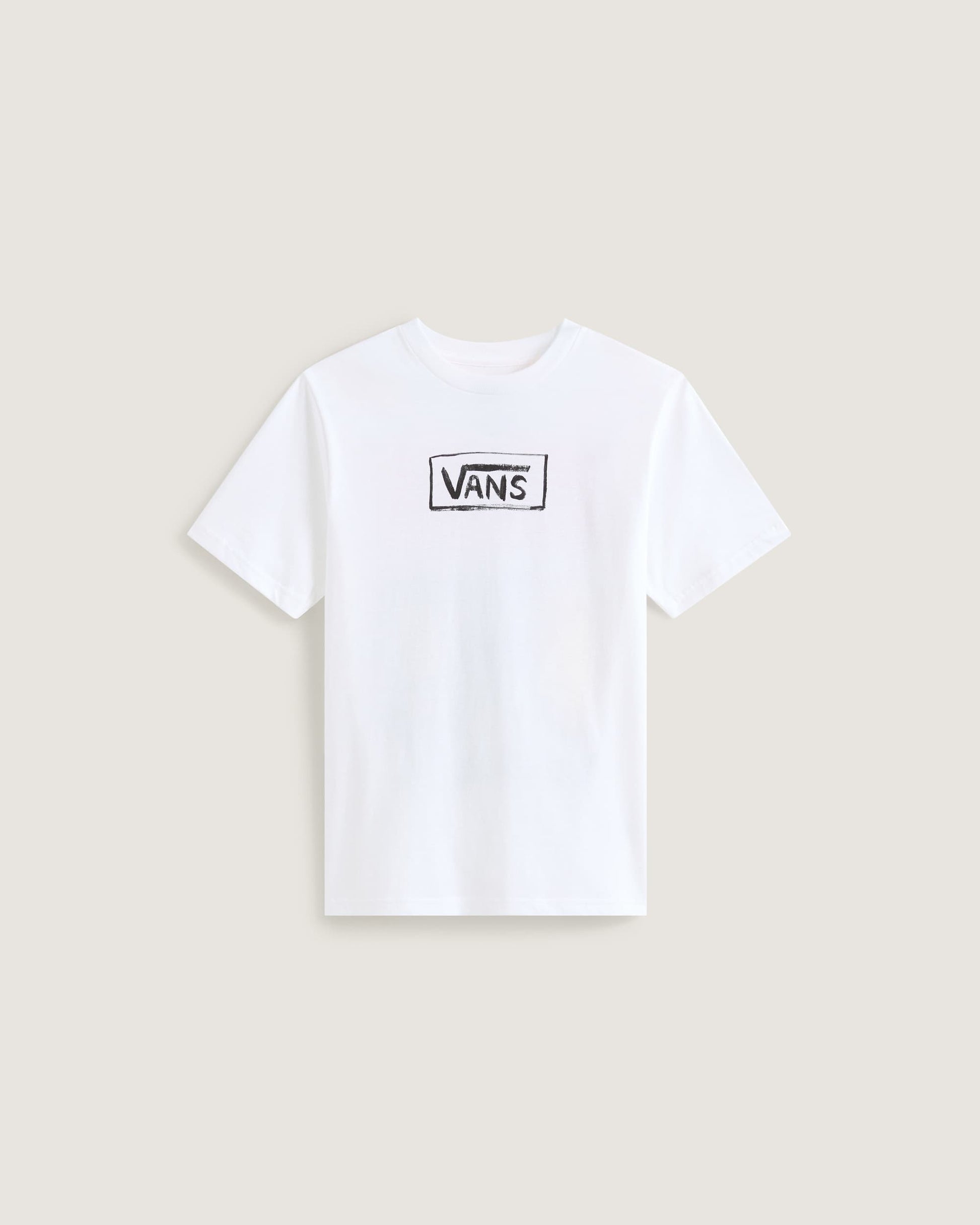 Vans T-Shirt On Canvas Bianco