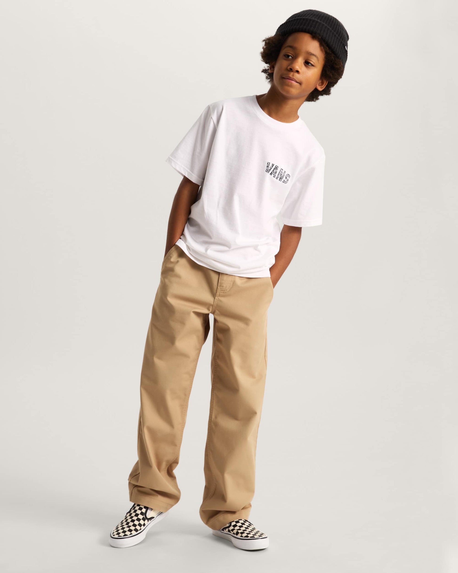 Vans T-Shirt Racing Flames Bianco