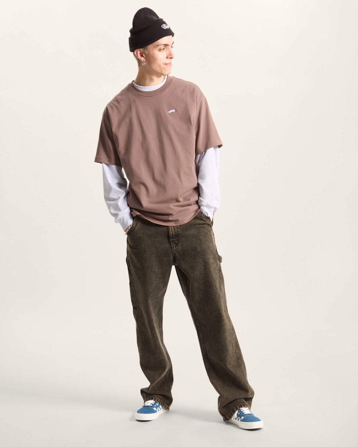 Vans T-Shirt Salton Loose Beige