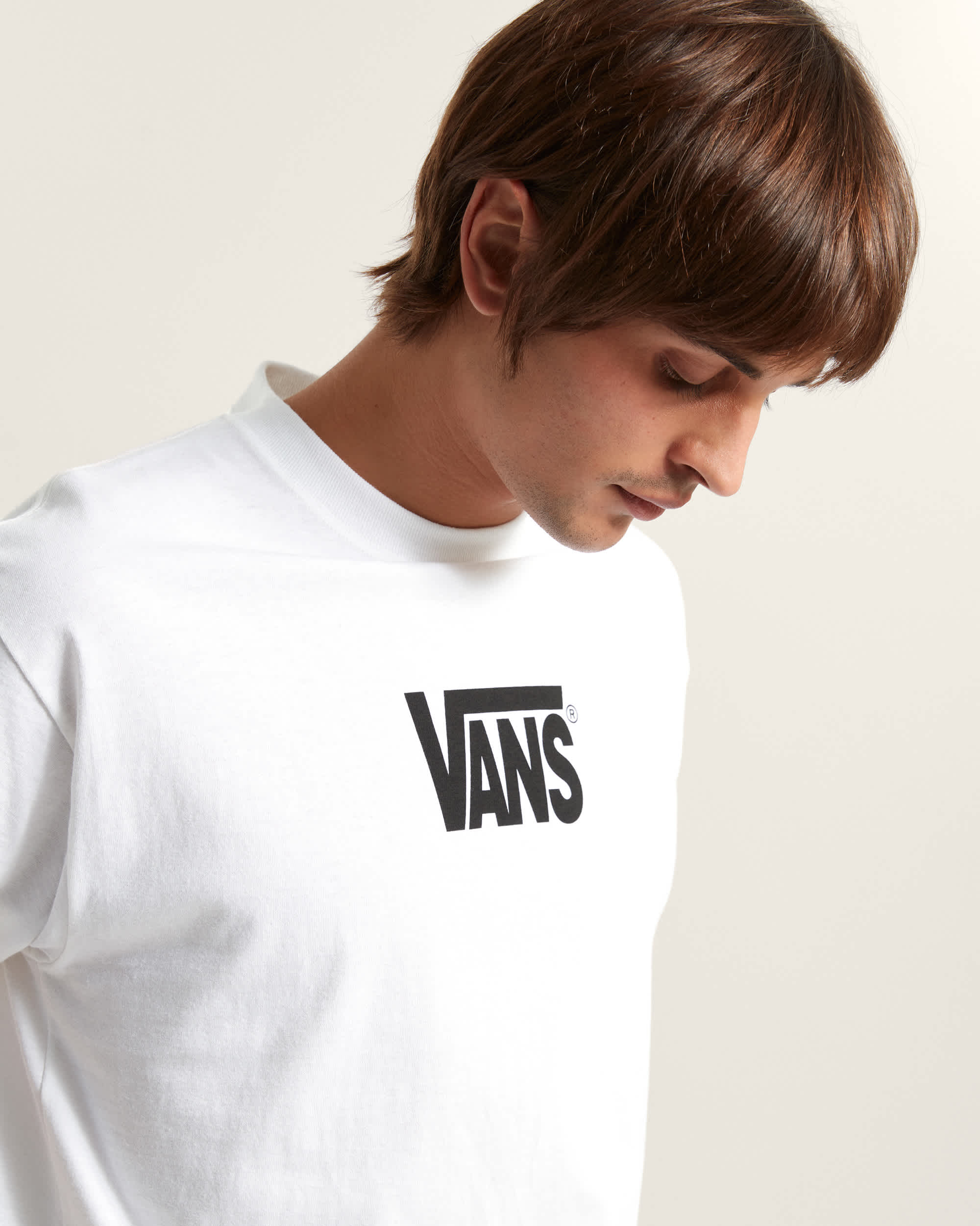 Vans T-Shirt Stretch Logo Bianco