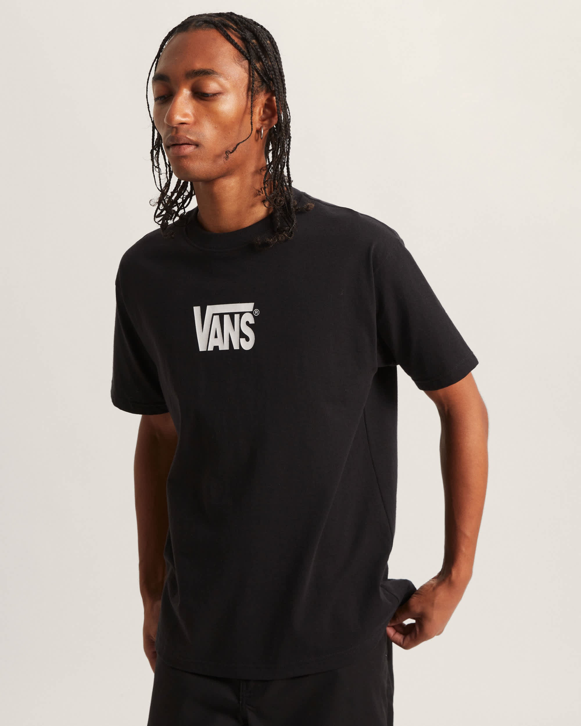 Vans T-Shirt Stretch Logo Bianco