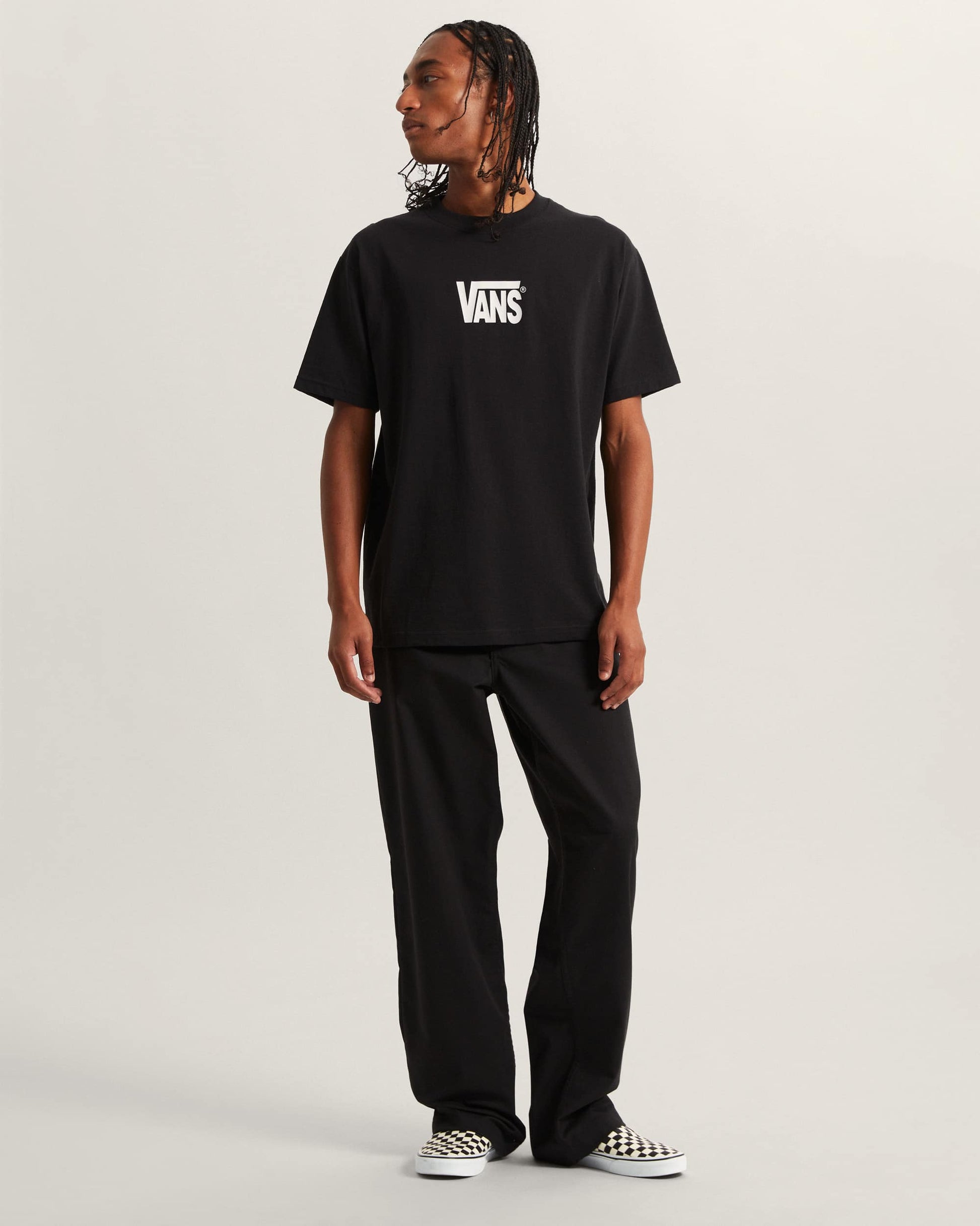 Vans T-Shirt Stretch Logo Bianco