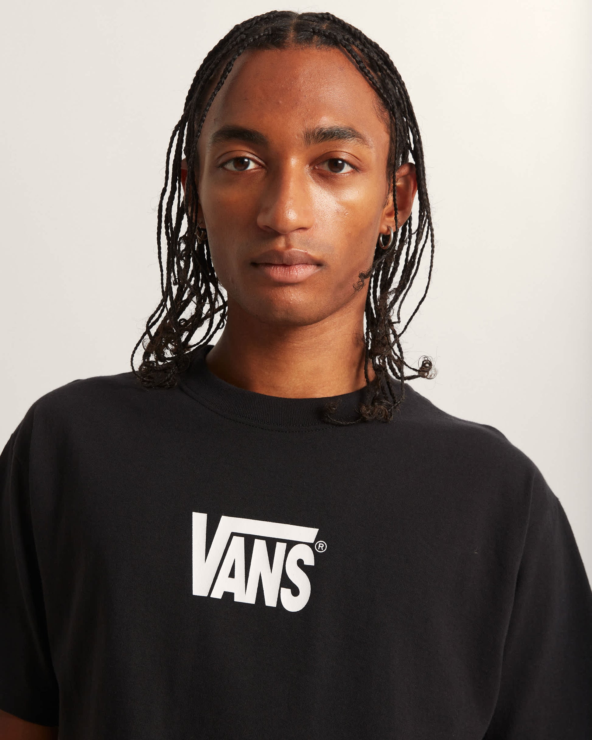 Vans T-Shirt Stretch Logo Bianco