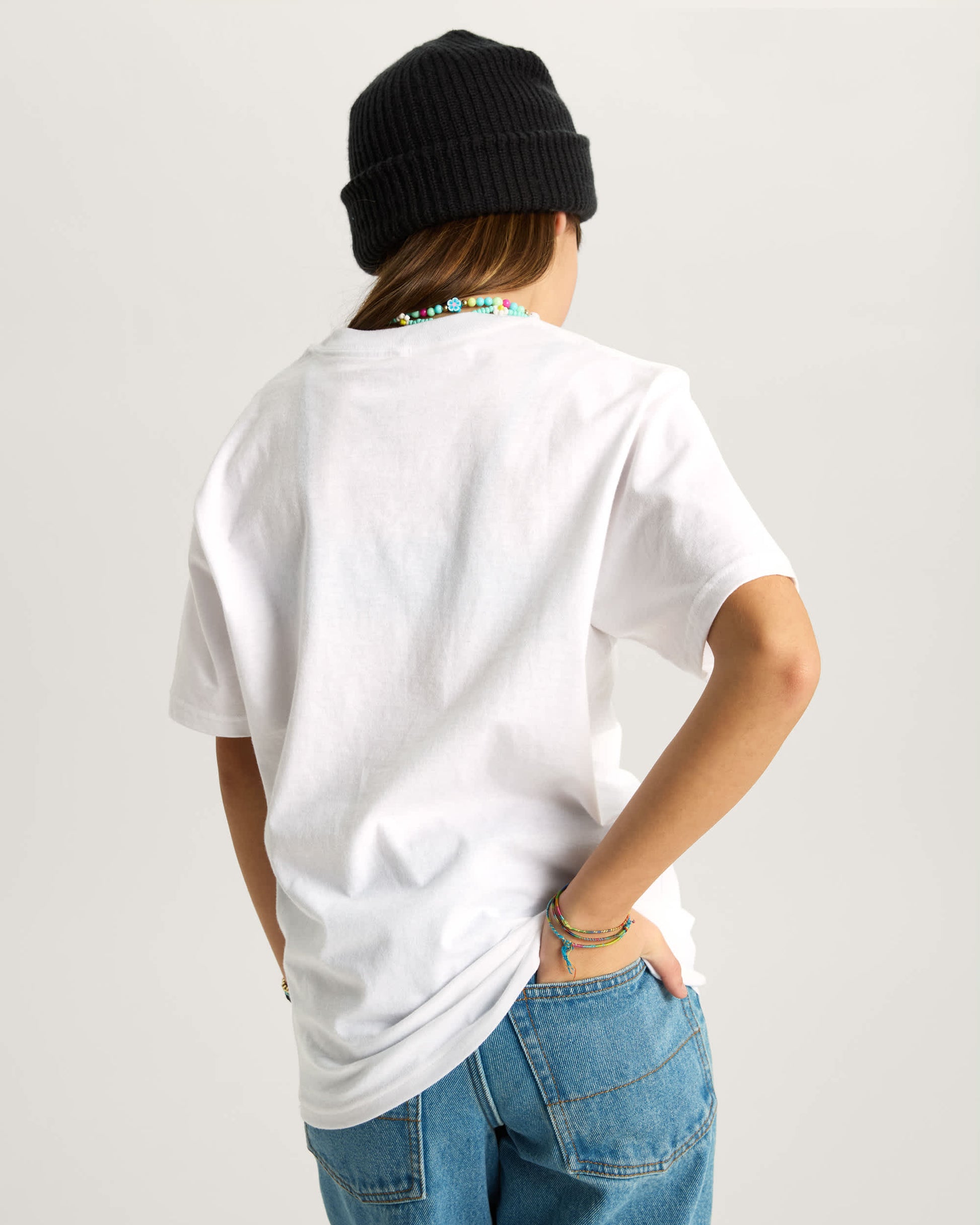 Vans T-Shirt Stretch Logo Bianco
