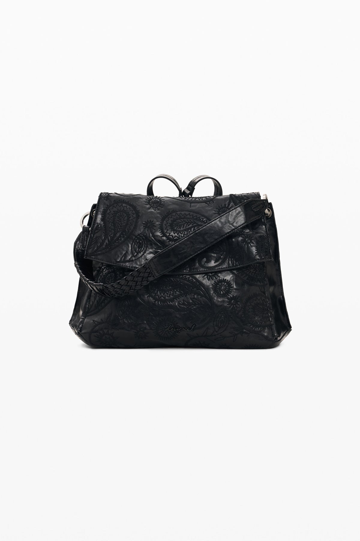 Zaino Medio Paisley - Nero